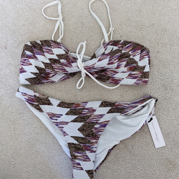 Lovers + Friends Other - NWT Lovers + Friends Rae knit bikini sizes S/M